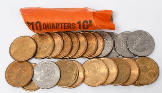 25 Collector Sacagawea Coins Dated 2000 & 1979