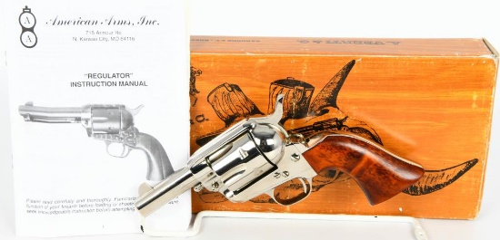 American Arms Regulator Nickel Revolver .45 Colt