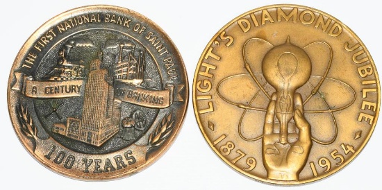 2 Large Collector Coins / Medal