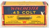 Collector Box Of Winchester .45 Colt Ammunition