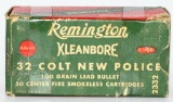 Collector Box Remington .32 Colt New Police Ammo