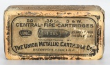 50 Rd Collector Box Of UMC .38 S&W Ammunition