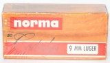 50 Rd Collector Box Norma 9mm Luger Ammunition