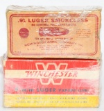 2 Collector Boxes Of 9mm Luger Ammunition