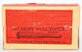 20 Rd Collector Box of Winchester .30 Army Ammo