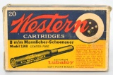 Collector Box Of Western 8mm Mannlicher Ammo
