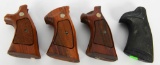 (3) Various Smith & Wesson Wood Grips & Pachmy