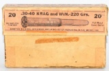 Collector Box Of Peter's .30-40 Krag Ammunition