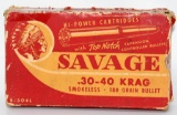 20 Rounds Of Savage .30-40 Krag Ammunition