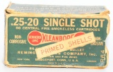 Collector Box Of Remington .25-20 Single Shot