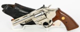 Nickel Colt Trooper Mark V Revolver .357 Magnum