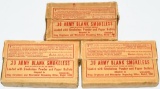 3 Collector Boxes Of Winchester .30 Army Blanks