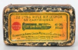 50 Rd Collector Box of Remington UMC .22 LR Ammo