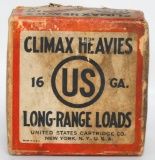 Rare Collector Box Of Climax Heavies US 16 Ga