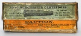 20 Rd Collector Box Of Winchester .40-60 Win Ammo