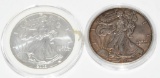 2 American Eagle 1 Oz Fine Silver Dollar Coins