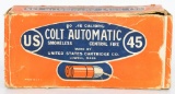 Rare Collector Box Of US .45 ACP Ammunition