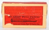 20 Rd Collector Box Of Winchester .30 Army Ammo