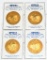 4 Collector Nevada Commemorative Medallion Coins