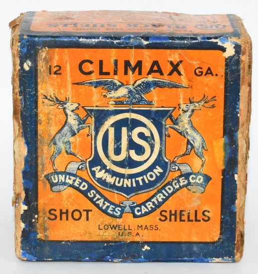 Rare Collector Box Of Climax 12 Ga US Shotshells