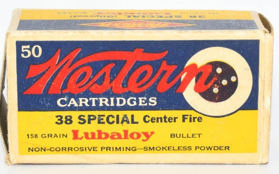Collector Box of Western .38 SPL Ammunition