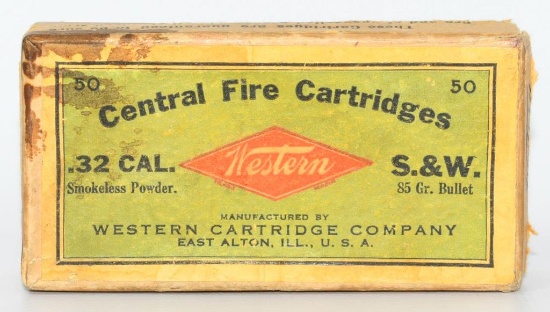 Collector Box Of Western .32 S&W Ammunition