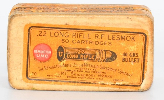 50 Round Collector Box Of Remington .22 LR Ammo