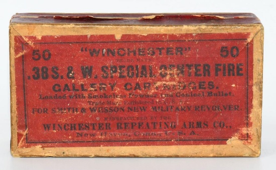 Collector Box Winchester .38 S&W Gallery