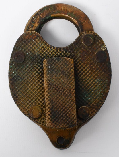 Vintage Miller Lock CO. Phila U.S.A. PADLOCK