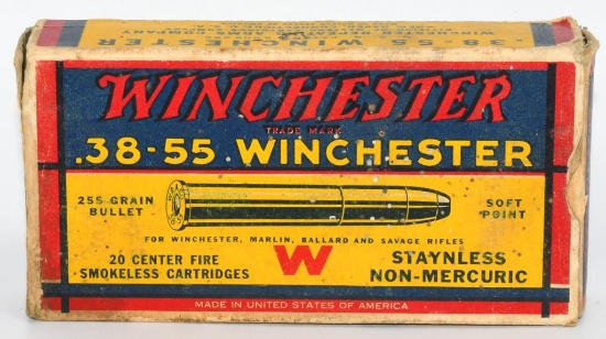 Collector Box Of Winchester .38-55 Win Ammunition