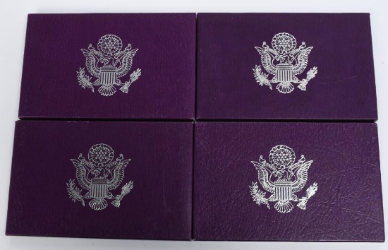4 Collector Sets Of United States Mint Proof Coins