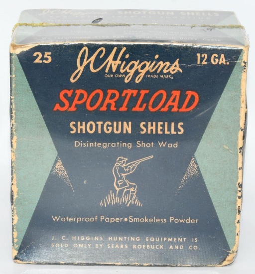 25 Rd Collector Box Of J.C Higgins Sportload 12 Ga