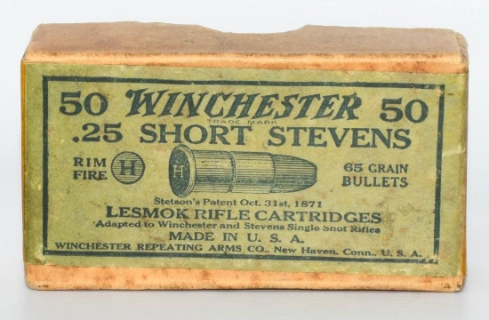 Collector Box Winchester .22 Short Stevens Ammo