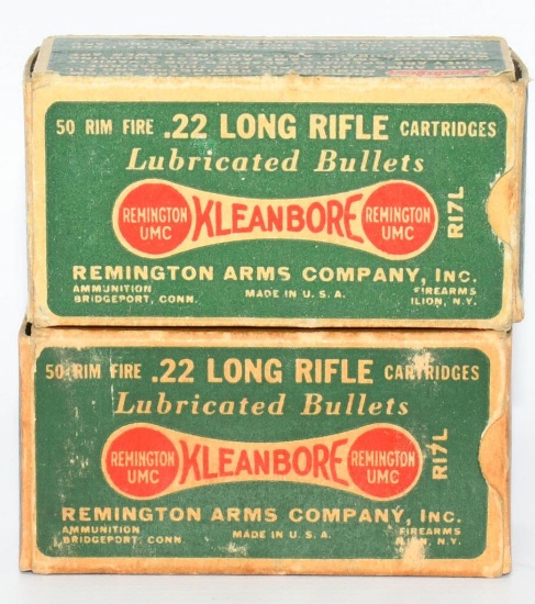 2 Collector Box Of Remington UMC .22 LR Ammo