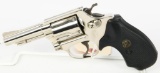 Nickel Smith & Wesson Model 36 Revolver .38 Spl