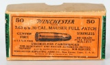 Collector Box Of Winchester .30 Mauser Ammo