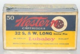 50 Rd Collector Box Western .32 S&W Long Ammo