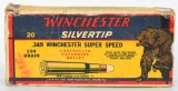 20 Rd Collector Box Of Winchester .348 Win Ammo