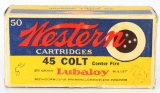 Collector Box Of Western .45 Colt Ammunition