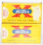 2 Collector Boxes Western .30 Mauser Ammunition