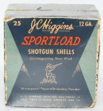 25 Rd Collector Box Of J.C Higgins Sportload 12 Ga