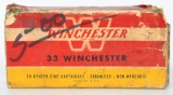 15 Rounds Of Mixed .33 Winchester Ammunition
