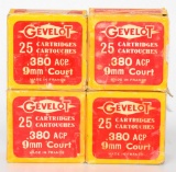 4 Collector Boxes of Gevelot .380 ACP Ammunition