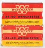 2 Collector Boxes Of Winchester .44-40 Win Ammo