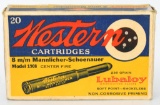 Collector Box Of Western 8mm Mannlicher Ammo