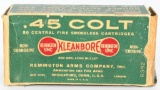 Collector Box of Remington UMC .45 Colt Ammo