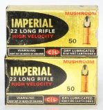 2 Collector Boxes Of Imperial .22 LR Ammunition