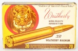 18 Rounds Of Weatherby .257 WBY Mag Ammunition