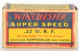 Collector Box Of Winchester .22 WRF Ammunition