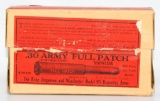 20 Rd Collector Box Of Winchester .30 Army Ammo